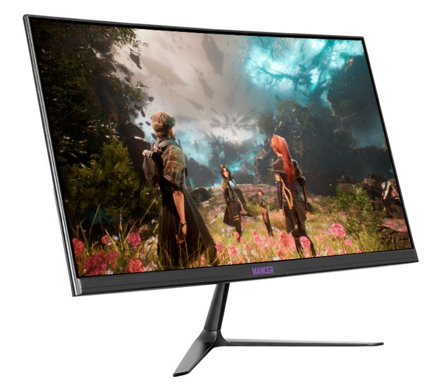 MONITOR GAMER MANCER VALAK Z185, 23.8 POL. VA, CURVO, FHD, 1MS, 180HZ ...