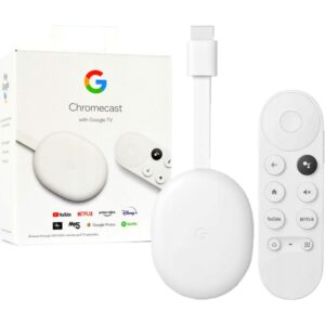 GOOGLE TV CHROMECAST 4K COM CONTROLE REMOTO