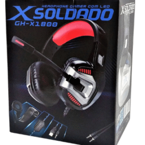 HEADSET GAMER COM LED  X SOLDADO GH X1800 7 1