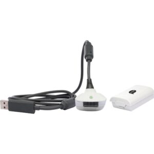 KIT CARREGADOR BATERIA P XBOX 360 DAZZ