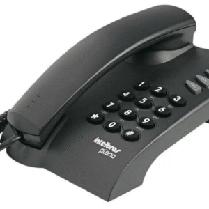 TELEFONE PLENO INTELBRAS PRETO COM FIO