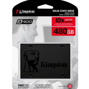 SSD KINGSTON A400 480GB SAT, LEITURA 500MBS GRAVACAO 450MBS  SA400S37 480G