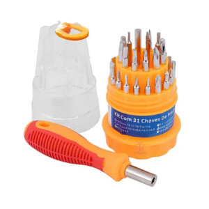 KIT COM 31 CHAVES DE PRECISAO PARA CELULARES E NOTEBOOK  BOMVINK BOM-3101
