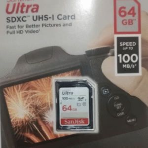 MEMORIA SD SDXC UHS I SANDISK ULTRA 64GB 100MBS