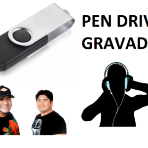 PENDRIVE GRAVADO 8GB COM MUSICA
