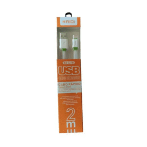 CABO CARREGADOR USB RAPIDO 2 METROS PARA ANDROID V8