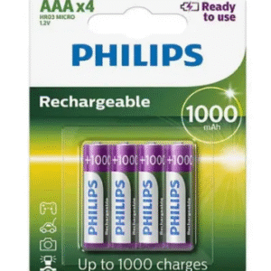 PILHA REC PHILIPS AAA1000MAH COM 4