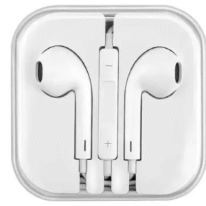 FONE DE OUVIDO COM FIO PARA IPHONE BRANCO PARALELO