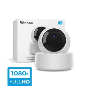 CÂMERA DE SEGURANÇA IP SEM FIO WI-FI SONOFF GK-200MP2-B COM SENSOR DE MOVIMENTO 2-WAY ÁUDIO
