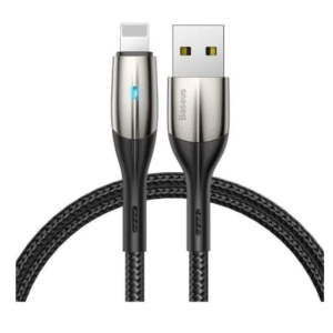 CABO LIGHTNING BASEUS HORIZONTAL COM LUZ INDICADORA 1.5A 1M