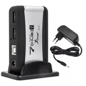 HUB USB 7 PORTAS C/ FONTE 2.0 LEHMOX LEY-88