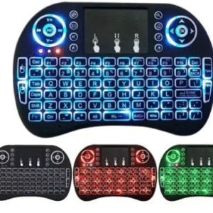MINI TECLADO COM MOUSE SEM FIO ILUMINADO KA-1118