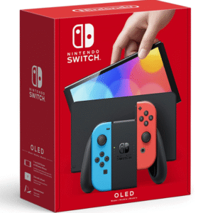 NINTENDO SWITCH OLED - VERMELHO E AZUL NEON 64GB