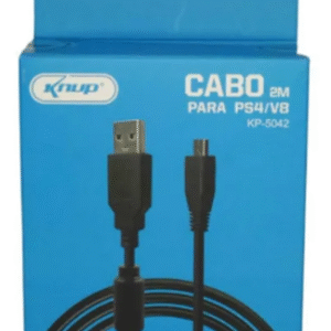 CABO MICRO USB (V8) 2 METROS COM FILTRO PARA CONTROLE PS4  KP-5042