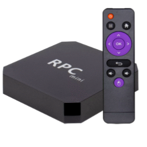 RECEPTOR SATE TV BOX RPC MINI 8K 16 RAM / 128GB / ANDROID 10.1 - PRETO