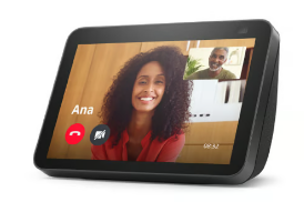 AMAZON ECHO SHOW 8 CHARCOAL 8" HD SMART DISPLAY + ALEXA 3 GERAÇÃO