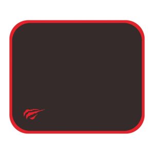 MOUSEPAD GAMER HAVIT SPEED PRETO COSTURA VERMELHA, HV-MP839