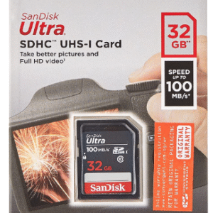 MEMORIA SD SDXC UHS I SANDISK ULTRA 32GB 100MBS