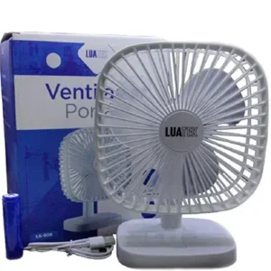 VENTILADOR USB PEQUENO LS-908: POTENTE E RECARREGÁVEL