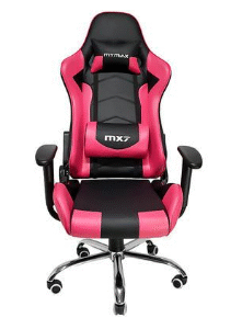 CADEIRA GAMER MX7 GIRATORIA PRETO / ROSA MGCH-002V1/PK