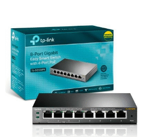 SWITCH TP-LINK GIGABIT EASY SMART POE+SWITCH TL-SG108PE