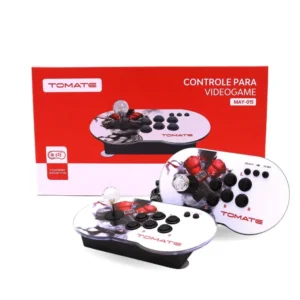 VIDEO GAME RETRO COM 2 CONTROLES ARCADE TOMATE MAY-015 10.000 JOGOS