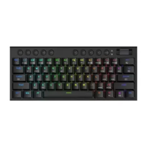 TECLADO MECÂNICO SEM FIO REDRAGON HORUS MINI PRO BLACK RGB K632RGB-PRO