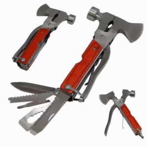 KIT FERRAMENTAS MARTELO 11 EM 1 AÇO INOX + BOLSA - COMMERCE BRASIL BOMDER