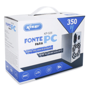 FONTE ATX 350W KNUP KP-526