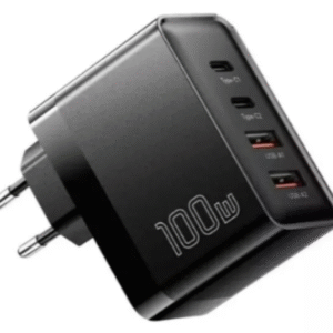 CARREGADOR TURBO 100W GAN 4 E 1 BASEUS FAST CHARGE NOTEBOOK COR PRETO