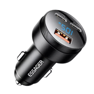 CARREGADOR VEICULAR IN CAR ESSAGER ECC2CA-FL01-P