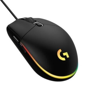 MOUSE GAMER LOGITECH G203 LIGHTSYNC RGB 6 BOTÕES PROGRAMÁVEIS E ATÉ 8.000 DPI, PRETO - 910-005793
