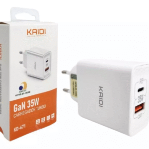 CARREGADOR DE PAREDE KAIDI GAN 35W KD-671