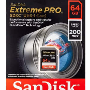 CARTÃO DE MEMÓRIA SANDISK EXTREME PRO 64GB 200MB/S SDSDXXU-064G-GN4IN