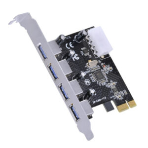 PLACA PCI-E USB 3.0 C/ 4 PORTAS TRANSFERÊNCIA DADOS 5GBPS