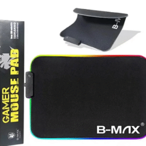 MOUSE PAD EMBORRACHADO GAMER COM LED RGB 250X350 BMAX