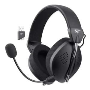 HEADSET GAMER HAVIT GAMENOTE FUXI-H4 SEM FIO PRETO