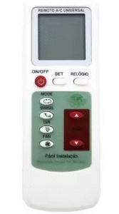 CONTROLE REMOTO UNIVERSAL DE AR CONDICIONADO FBG-100