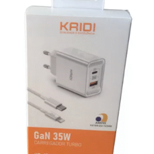 CARREGADOR DE PAREDE KAIDI GAN 35W KD-671CC