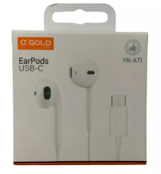 FONE DE OUVIDO PARA IPHONE XGOLD FN-A71 15 PRO