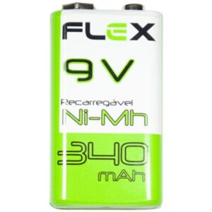 BATERIA 9V FLEX RECARREGAVEL FX-9V