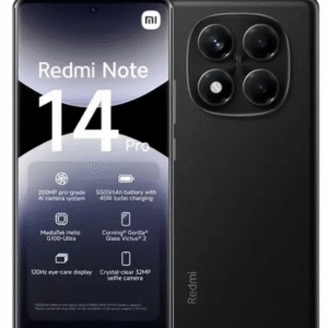 CELULAR XIAOMI REDMI NOTE 14 PRO 8GB RAM 256GB ROM MIDNIGHT BLACK