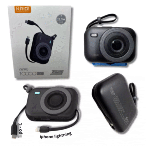 CARREGADOR PORTATIL POWERBANK KAIDI KD-999 10000