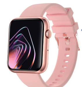 SMARTWATCH T20 SERIES SPACE ALUMINIUM CASE ACOMPANHA 2 PULSEIRAS ROSA