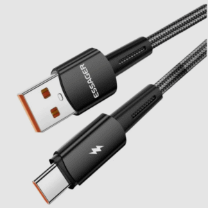 CABO CARREGADOR TURBO PD 120W TIPO C PARA USB  3A ESSAGER 1 M