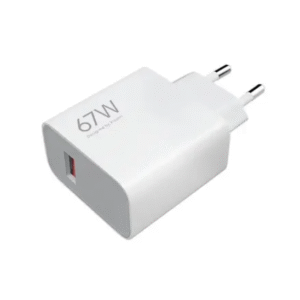 CARREGADOR 67W COM SAÍDA USB-A XIAOMI, BRANCO