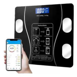 BALANÇA CORPORAL DIGITAL BIOIMPEDÂNCIA 180KG