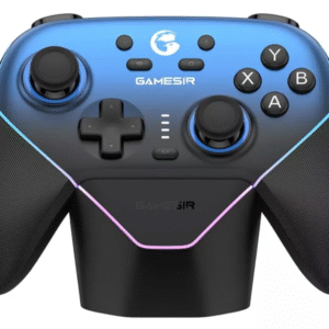 CONTROLE GAMESIR SUPER NOVA SEM FIO PARA PC SWITCH IOS ANDROID CELULAR HALL EFFECT ANTI DRIFT RGB PRETO