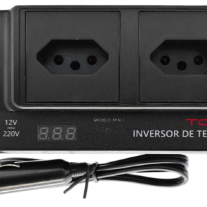 INVERSOR AUTOMOTIVO PORTÁTIL TENSÃO 12V PARA 220V 300W COM PORTAS USB CONVERSOR PARA VEÍCULOS