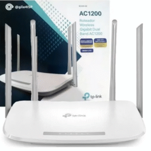 ROTEADOR TP LINK AC 1200 WIRELESS GIGABIT DUAL BAND EC220 G5 COM 4 ANTENAS
